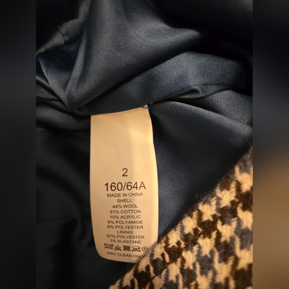 Kate Spade Pop Houndstooth Flare Wool Pants - Picture 5 of 7